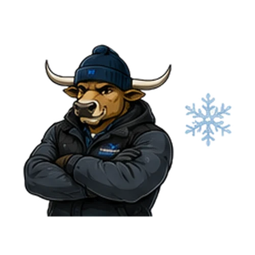 Buck in winter gear